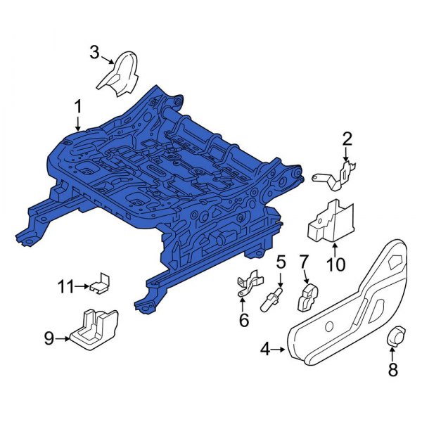 Seat Track Adjust Mechanism