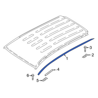 Ford OE - Left Roof Molding