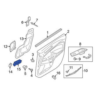 Ford OE - Front Left Door Window Switch