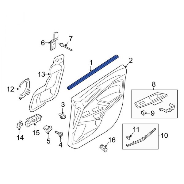 Door Window Belt Weatherstrip