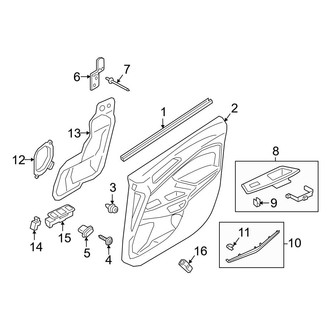 Ford OE - Front Door - Interior Trim (S / SE / SES / Titanium)