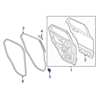 Ford OE - Door Seal Clip