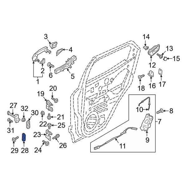 Door Check Bracket