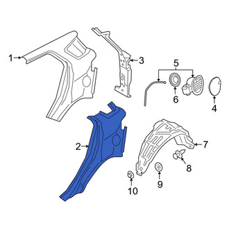 Ford OE - Rear Left Lower Quarter Panel