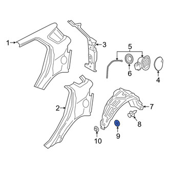 Ford OE - Quarter Panel Splash Shield Clip