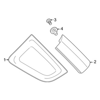 Ford OE - Quarter Panel - Glass