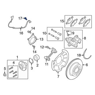Ford OE - ABS Wheel Speed Sensor Bolt
