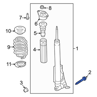 Ford OE - Suspension Stabilizer Bar Link Bolt