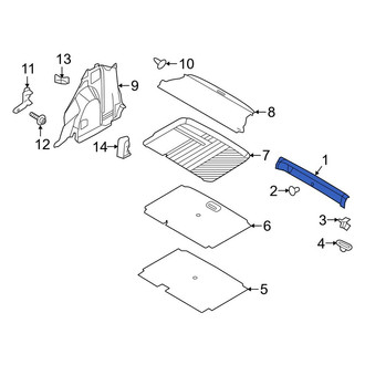 Ford OE - Rear Rear Body Panel Trim Panel