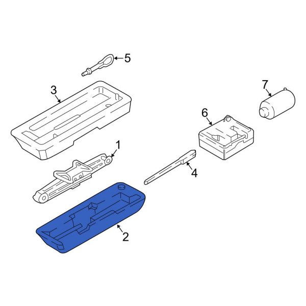 Floor Storage Compartment