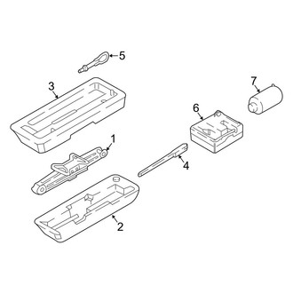 Ford OE - Rear Body & Floor - Jack & Components