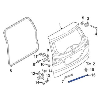 Ford OE - Rear Door Check