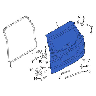 Ford OE - Rear Door Shell