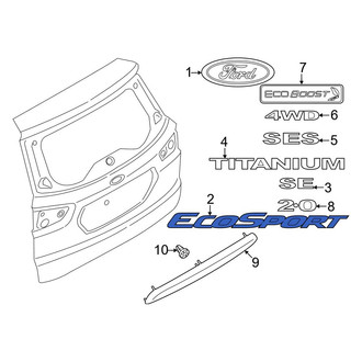 Ford OE - Rear Door Emblem