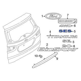 Ford OE - Rear Door Emblem