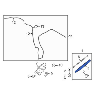 Ford OE - Rear Wiper Arm