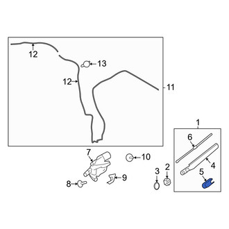 Ford OE - Wiper Arm Cover