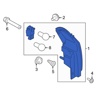 Ford OE - Rear Left Outer Tail Light Assembly