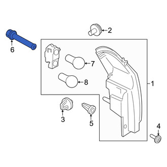 Ford OE - Tail Light Nut