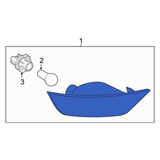 Ford OE - Rear Left Back Up Light Assembly