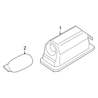 Ford OE - Rear Lamps - License Lamps