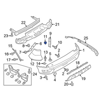 Ford OE - Bumper Cover Nut
