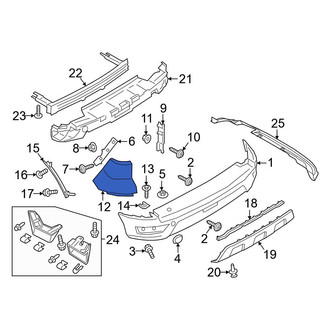 Ford OE - Rear Left Bumper Corner Cover