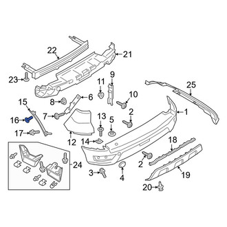 Ford OE - Door Lock Rod Cover Screw