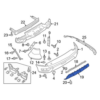 Ford OE - Rear Bumper Cover Spacer Panel