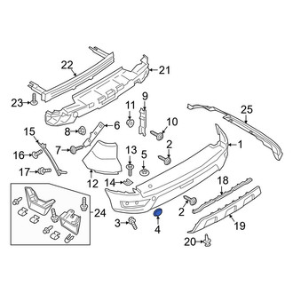 Ford OE - Rear Tow Hook Cover