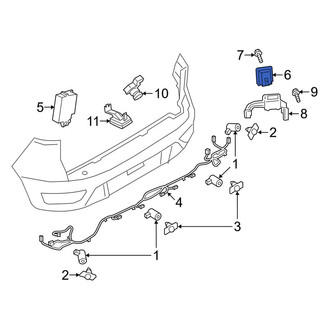 Ford OE - Blind Spot Detection System Warning Sensor