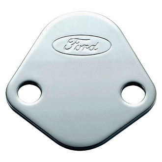 Ford Performance® - Fuel Pump Block-Off Plate with Ford Logo
