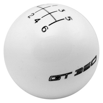 Ford Performance® - Manual 6-Speed Pattern White Shift Knob