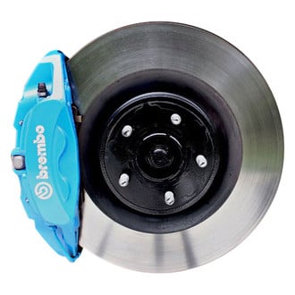 Ford Performance® - 1-Piece Plain Front Brake Kit with Brembo Calipers