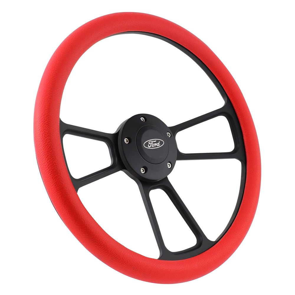 Forever Sharp® 1099RHB5FORD 3Spoke Muscle Red Steering Wheel with