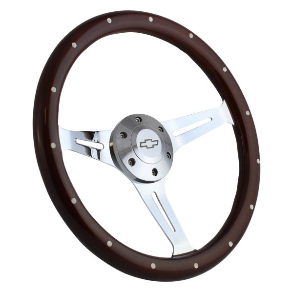 Forever Sharp® - Empire Steering Wheel with Billet Horn Button and Aluminum Rivets