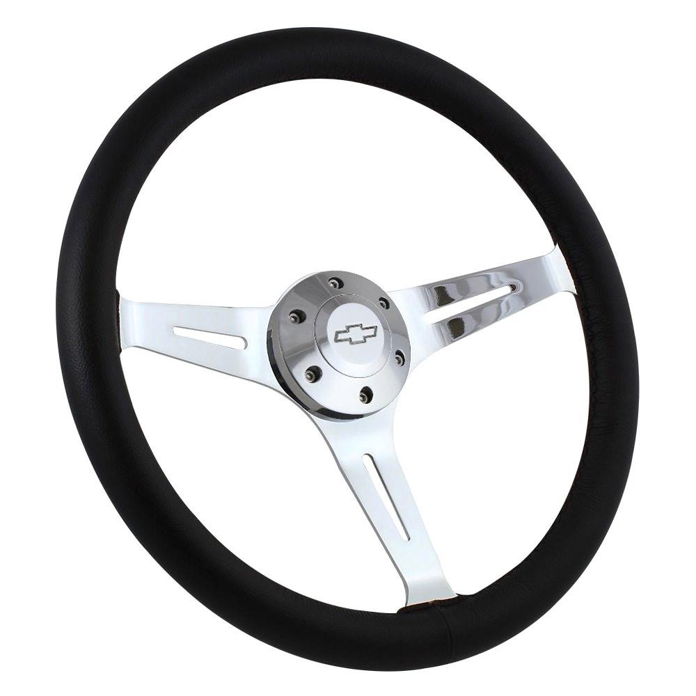 Forever Sharp® 501CHBKLHP6CHEVY 3Spoke Empire Black Steering