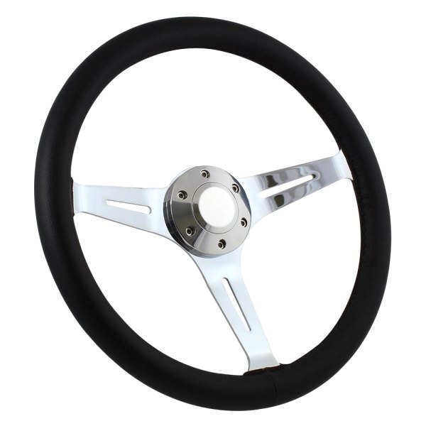 Forever Sharp® - Empire Steering Wheel with Black Leather