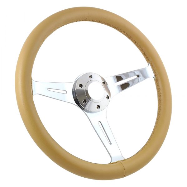 Forever Sharp® - Empire Steering Wheel with Leather Grip
