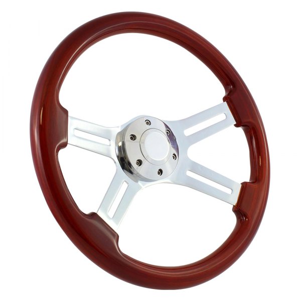 Forever Sharp® - Dual Classic Steering Wheel with Billet Horn Button