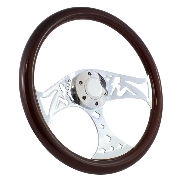 Forever Sharp® - Ladies Steering Wheel with Billet Horn Button