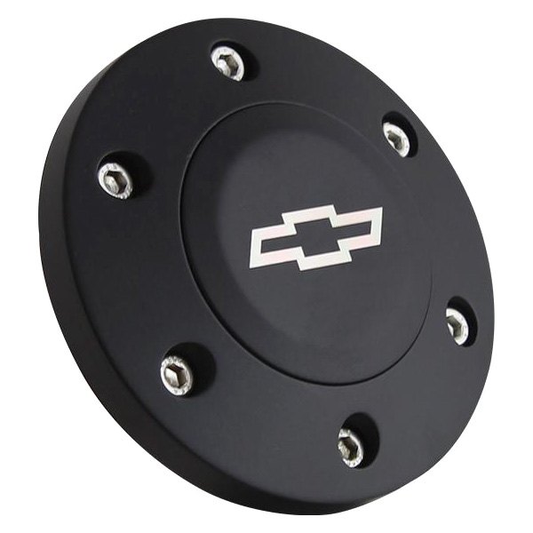 Forever Sharp® - 6 Hole Billet Horn Button with Chevy Logo