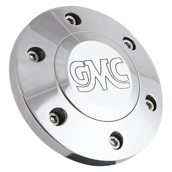 Forever Sharp® - 6 Hole Billet Horn Button with GMC Retro Logo