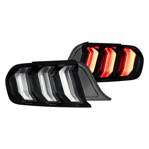 Form Lighting® - Black Sequential Fiber Optic LED Tail Lights