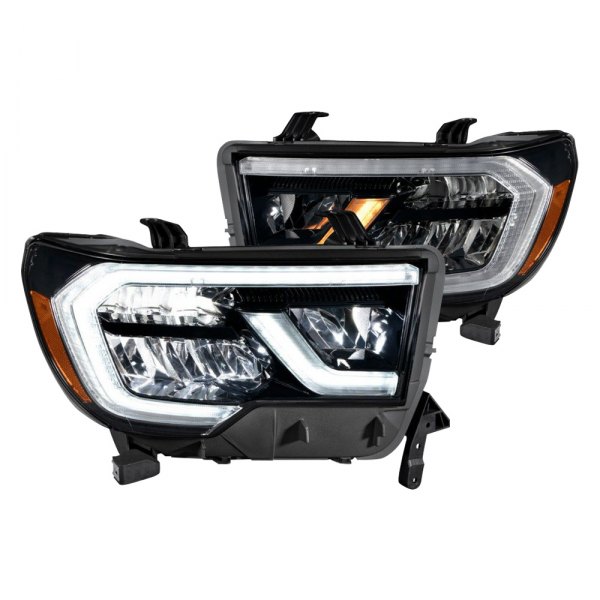 Form Lighting® - Black LED Headlights with Sequential DRL