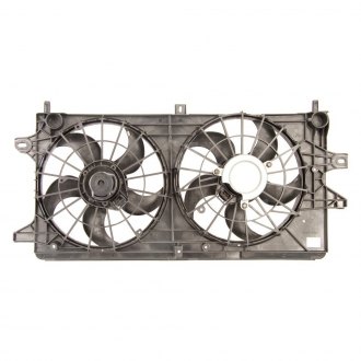 Dual Engine Radiator & Condenser Cooling Fan Assembly for Buick Chevy Cadillac