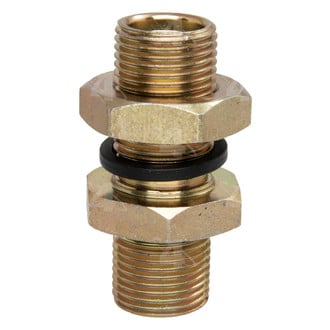 Four Seasons® - EZ Clip Steel Straight Male Insert O-Ring Bulkhead Hose Repair Fitting Kit