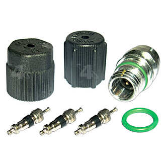 Four Seasons® - A/C System Valve Core and Cap Kit