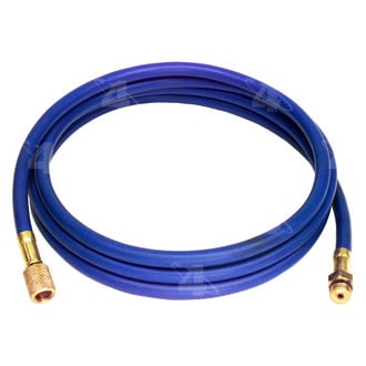 Four Seasons® 69321 - 72" Blue R-12 Service Hose with Anti-Blow Back Valve