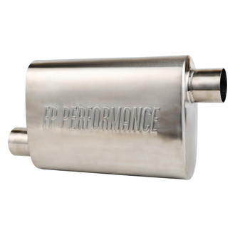 FP Performance® - Street Series Stainless Steel Oval Exhaust Muffler